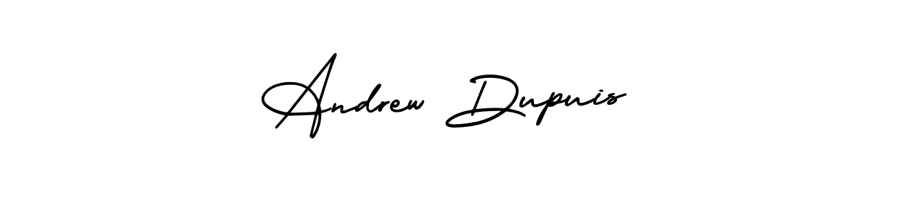 Create a beautiful signature design for name Andrew Dupuis. With this signature (AmerikaSignatureDemo-Regular) fonts, you can make a handwritten signature for free. Andrew Dupuis signature style 3 images and pictures png