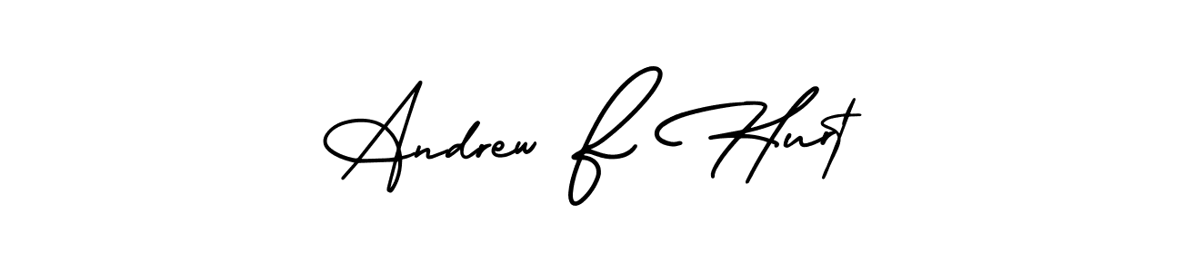 Similarly AmerikaSignatureDemo-Regular is the best handwritten signature design. Signature creator online .You can use it as an online autograph creator for name Andrew F Hurt. Andrew F Hurt signature style 3 images and pictures png
