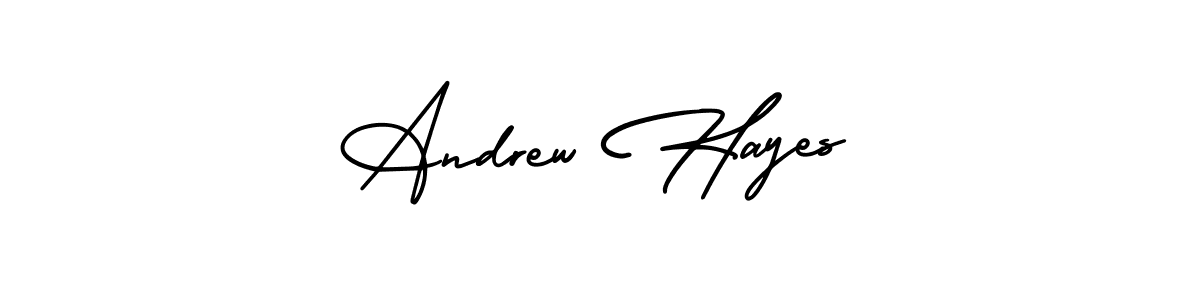 Use a signature maker to create a handwritten signature online. With this signature software, you can design (AmerikaSignatureDemo-Regular) your own signature for name Andrew Hayes. Andrew Hayes signature style 3 images and pictures png