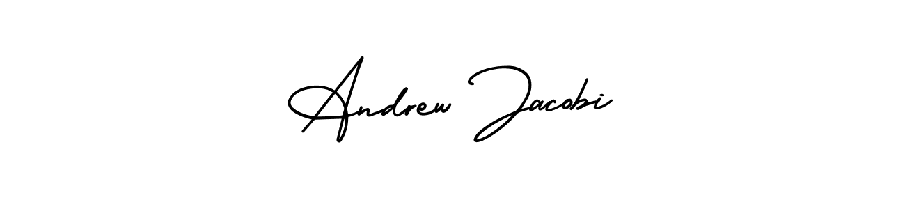 Design your own signature with our free online signature maker. With this signature software, you can create a handwritten (AmerikaSignatureDemo-Regular) signature for name Andrew Jacobi. Andrew Jacobi signature style 3 images and pictures png