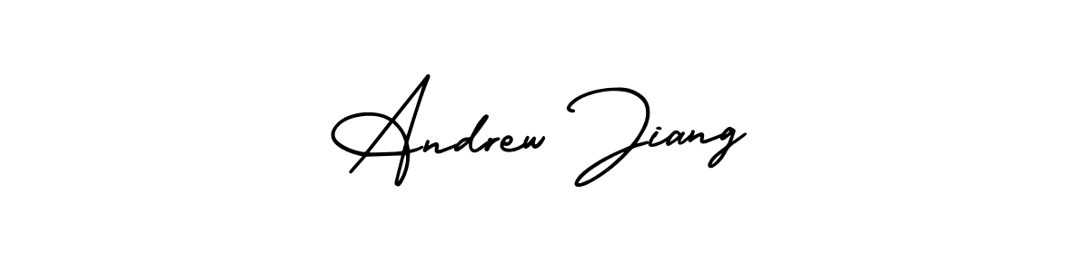 Also You can easily find your signature by using the search form. We will create Andrew Jiang name handwritten signature images for you free of cost using AmerikaSignatureDemo-Regular sign style. Andrew Jiang signature style 3 images and pictures png