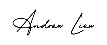 Use a signature maker to create a handwritten signature online. With this signature software, you can design (AmerikaSignatureDemo-Regular) your own signature for name Andrew Liew. Andrew Liew signature style 3 images and pictures png