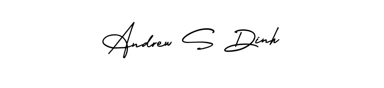 It looks lik you need a new signature style for name Andrew S Dinh. Design unique handwritten (AmerikaSignatureDemo-Regular) signature with our free signature maker in just a few clicks. Andrew S Dinh signature style 3 images and pictures png