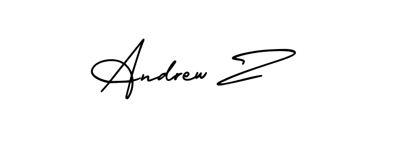 Make a short Andrew Z signature style. Manage your documents anywhere anytime using AmerikaSignatureDemo-Regular. Create and add eSignatures, submit forms, share and send files easily. Andrew Z signature style 3 images and pictures png