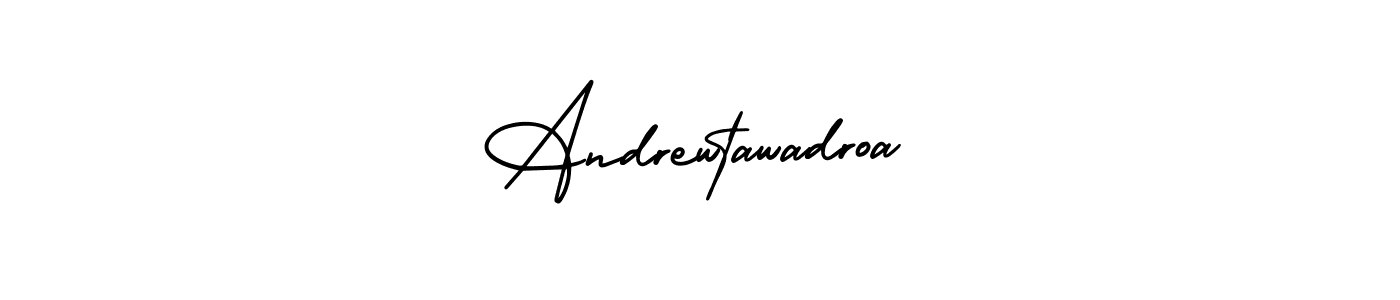 How to make Andrewtawadroa signature? AmerikaSignatureDemo-Regular is a professional autograph style. Create handwritten signature for Andrewtawadroa name. Andrewtawadroa signature style 3 images and pictures png