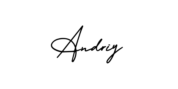 if you are searching for the best signature style for your name Andriy. so please give up your signature search. here we have designed multiple signature styles  using AmerikaSignatureDemo-Regular. Andriy signature style 3 images and pictures png