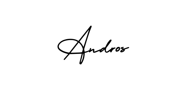 Best and Professional Signature Style for Andros. AmerikaSignatureDemo-Regular Best Signature Style Collection. Andros signature style 3 images and pictures png