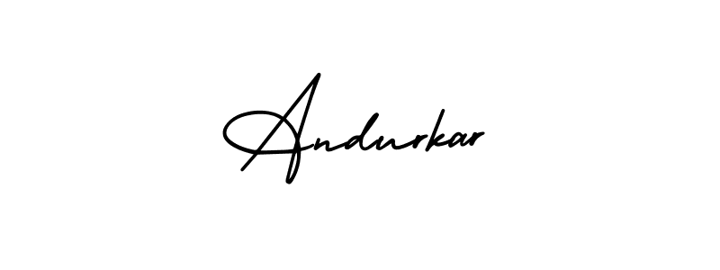 Similarly AmerikaSignatureDemo-Regular is the best handwritten signature design. Signature creator online .You can use it as an online autograph creator for name Andurkar. Andurkar signature style 3 images and pictures png