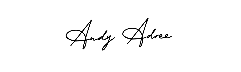 Check out images of Autograph of Andy Adree name. Actor Andy Adree Signature Style. AmerikaSignatureDemo-Regular is a professional sign style online. Andy Adree signature style 3 images and pictures png