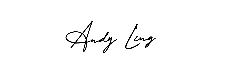 How to Draw Andy Ling signature style? AmerikaSignatureDemo-Regular is a latest design signature styles for name Andy Ling. Andy Ling signature style 3 images and pictures png