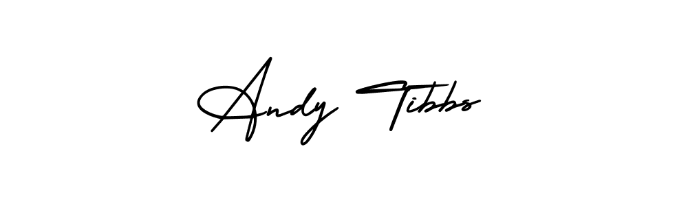 The best way (AmerikaSignatureDemo-Regular) to make a short signature is to pick only two or three words in your name. The name Andy Tibbs include a total of six letters. For converting this name. Andy Tibbs signature style 3 images and pictures png