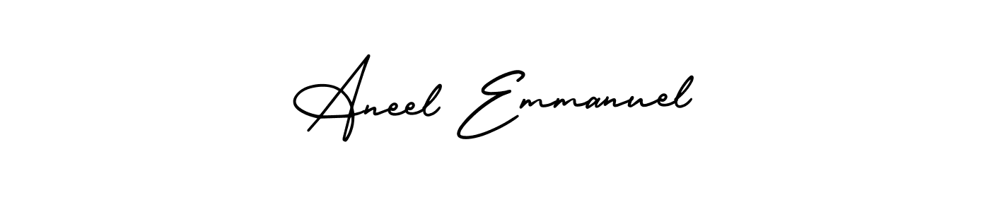 Check out images of Autograph of Aneel Emmanuel name. Actor Aneel Emmanuel Signature Style. AmerikaSignatureDemo-Regular is a professional sign style online. Aneel Emmanuel signature style 3 images and pictures png