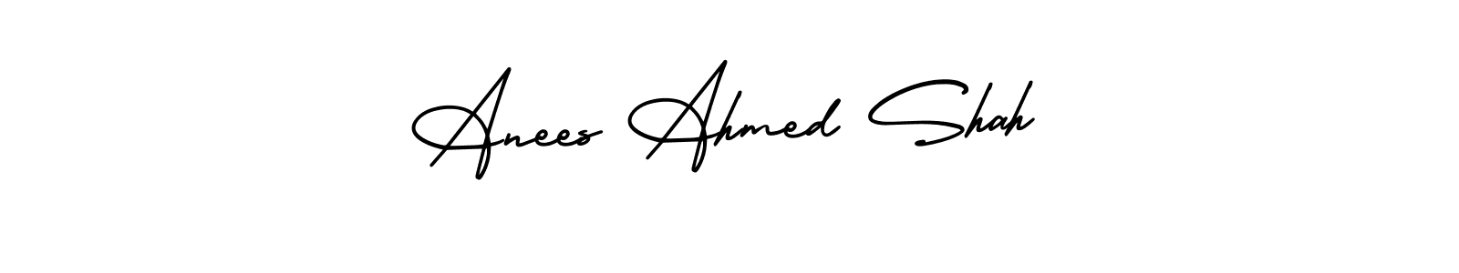 How to make Anees Ahmed Shah signature? AmerikaSignatureDemo-Regular is a professional autograph style. Create handwritten signature for Anees Ahmed Shah name. Anees Ahmed Shah signature style 3 images and pictures png