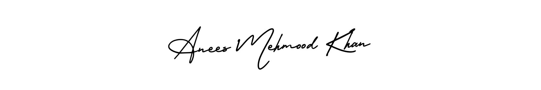AmerikaSignatureDemo-Regular is a professional signature style that is perfect for those who want to add a touch of class to their signature. It is also a great choice for those who want to make their signature more unique. Get Anees Mehmood Khan name to fancy signature for free. Anees Mehmood Khan signature style 3 images and pictures png