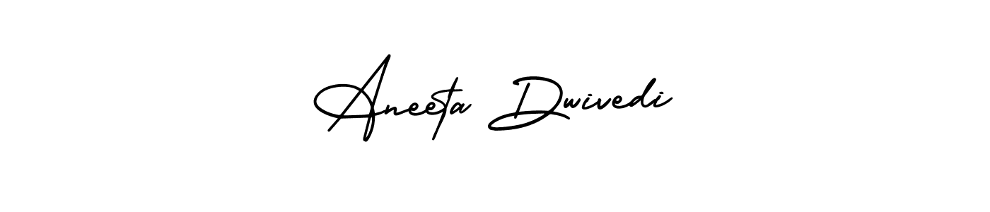 How to make Aneeta Dwivedi signature? AmerikaSignatureDemo-Regular is a professional autograph style. Create handwritten signature for Aneeta Dwivedi name. Aneeta Dwivedi signature style 3 images and pictures png