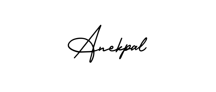 Use a signature maker to create a handwritten signature online. With this signature software, you can design (AmerikaSignatureDemo-Regular) your own signature for name Anekpal. Anekpal signature style 3 images and pictures png