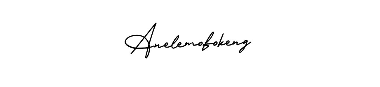 Similarly AmerikaSignatureDemo-Regular is the best handwritten signature design. Signature creator online .You can use it as an online autograph creator for name Anelemofokeng. Anelemofokeng signature style 3 images and pictures png