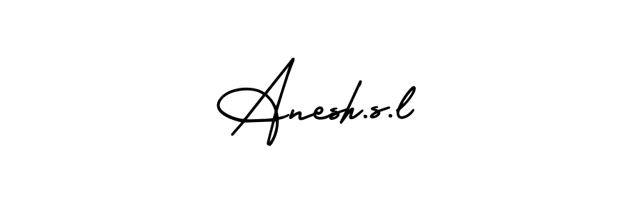 Make a short Anesh.s.l signature style. Manage your documents anywhere anytime using AmerikaSignatureDemo-Regular. Create and add eSignatures, submit forms, share and send files easily. Anesh.s.l signature style 3 images and pictures png