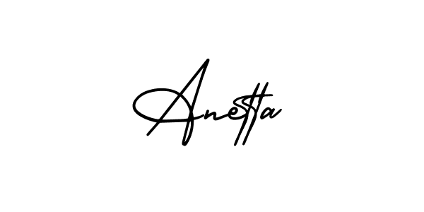 Once you've used our free online signature maker to create your best signature AmerikaSignatureDemo-Regular style, it's time to enjoy all of the benefits that Anetta name signing documents. Anetta signature style 3 images and pictures png