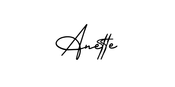 Create a beautiful signature design for name Anette. With this signature (AmerikaSignatureDemo-Regular) fonts, you can make a handwritten signature for free. Anette signature style 3 images and pictures png