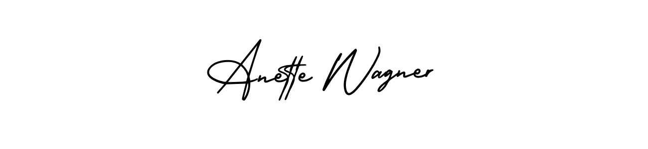 How to make Anette Wagner signature? AmerikaSignatureDemo-Regular is a professional autograph style. Create handwritten signature for Anette Wagner name. Anette Wagner signature style 3 images and pictures png