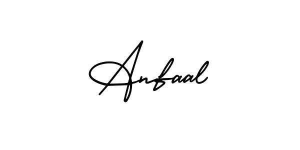 This is the best signature style for the Anfaal name. Also you like these signature font (AmerikaSignatureDemo-Regular). Mix name signature. Anfaal signature style 3 images and pictures png