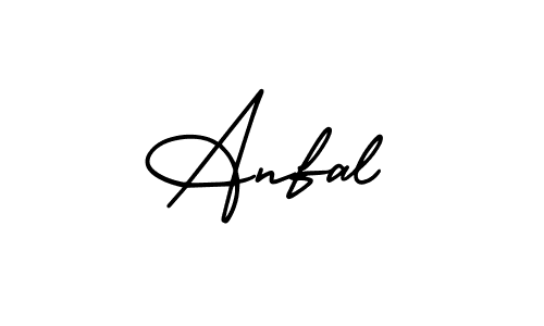 Also we have Anfal name is the best signature style. Create professional handwritten signature collection using AmerikaSignatureDemo-Regular autograph style. Anfal signature style 3 images and pictures png