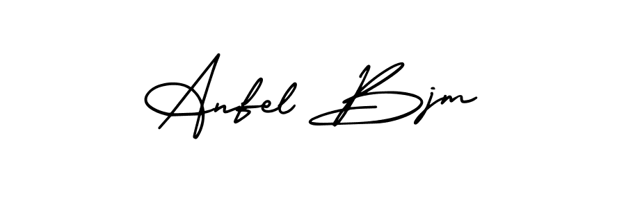 See photos of Anfel Bjm official signature by Spectra . Check more albums & portfolios. Read reviews & check more about AmerikaSignatureDemo-Regular font. Anfel Bjm signature style 3 images and pictures png