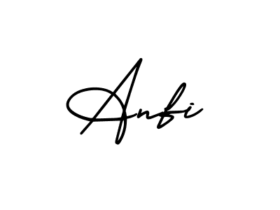 if you are searching for the best signature style for your name Anfi. so please give up your signature search. here we have designed multiple signature styles  using AmerikaSignatureDemo-Regular. Anfi signature style 3 images and pictures png