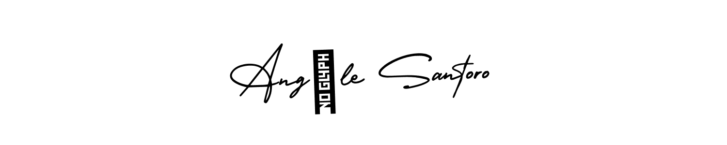 You can use this online signature creator to create a handwritten signature for the name Angèle Santoro. This is the best online autograph maker. Angèle Santoro signature style 3 images and pictures png