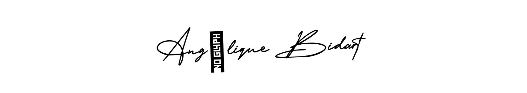Use a signature maker to create a handwritten signature online. With this signature software, you can design (AmerikaSignatureDemo-Regular) your own signature for name Angélique Bidart. Angélique Bidart signature style 3 images and pictures png