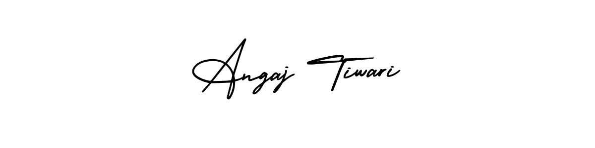 See photos of Angaj Tiwari official signature by Spectra . Check more albums & portfolios. Read reviews & check more about AmerikaSignatureDemo-Regular font. Angaj Tiwari signature style 3 images and pictures png