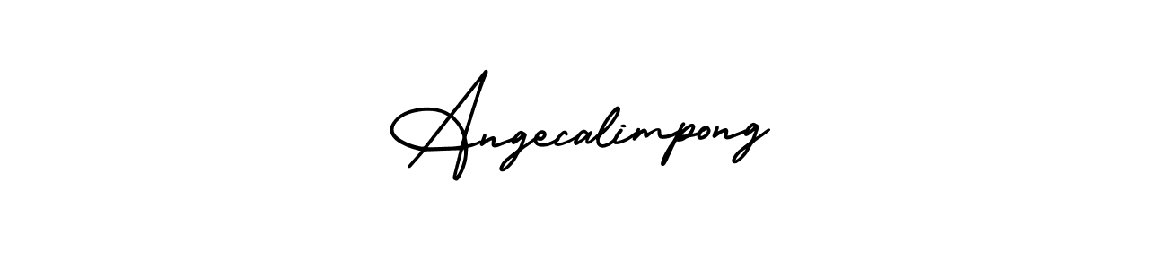 Here are the top 10 professional signature styles for the name Angecalimpong. These are the best autograph styles you can use for your name. Angecalimpong signature style 3 images and pictures png