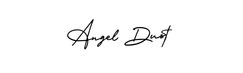 This is the best signature style for the Angel Dust name. Also you like these signature font (AmerikaSignatureDemo-Regular). Mix name signature. Angel Dust signature style 3 images and pictures png