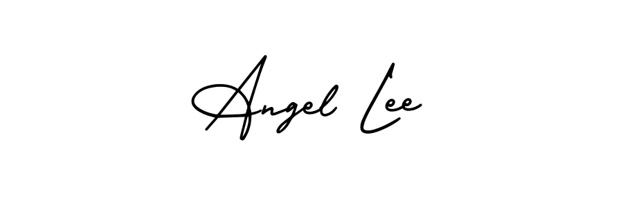 How to make Angel Lee signature? AmerikaSignatureDemo-Regular is a professional autograph style. Create handwritten signature for Angel Lee name. Angel Lee signature style 3 images and pictures png
