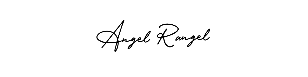 It looks lik you need a new signature style for name Angel Rangel. Design unique handwritten (AmerikaSignatureDemo-Regular) signature with our free signature maker in just a few clicks. Angel Rangel signature style 3 images and pictures png