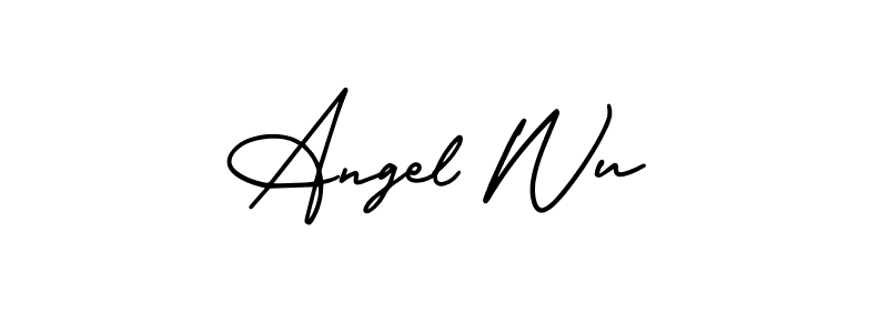 Design your own signature with our free online signature maker. With this signature software, you can create a handwritten (AmerikaSignatureDemo-Regular) signature for name Angel Wu. Angel Wu signature style 3 images and pictures png