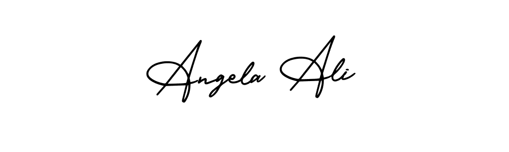 if you are searching for the best signature style for your name Angela Ali. so please give up your signature search. here we have designed multiple signature styles  using AmerikaSignatureDemo-Regular. Angela Ali signature style 3 images and pictures png