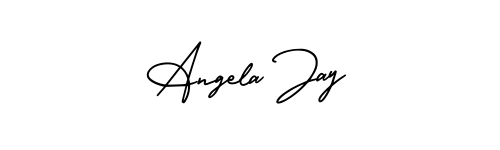 Make a short Angela Jay signature style. Manage your documents anywhere anytime using AmerikaSignatureDemo-Regular. Create and add eSignatures, submit forms, share and send files easily. Angela Jay signature style 3 images and pictures png