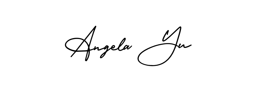 Check out images of Autograph of Angela Yu name. Actor Angela Yu Signature Style. AmerikaSignatureDemo-Regular is a professional sign style online. Angela Yu signature style 3 images and pictures png