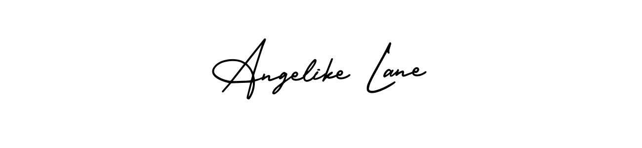 It looks lik you need a new signature style for name Angelike Lane. Design unique handwritten (AmerikaSignatureDemo-Regular) signature with our free signature maker in just a few clicks. Angelike Lane signature style 3 images and pictures png