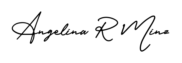 Create your official email sign-off with Angelina R Minz name in AmerikaSignatureDemo-Regular style. Crisp, clean, and perfectly legible across all screens. Angelina R Minz signature style 3 images and pictures png