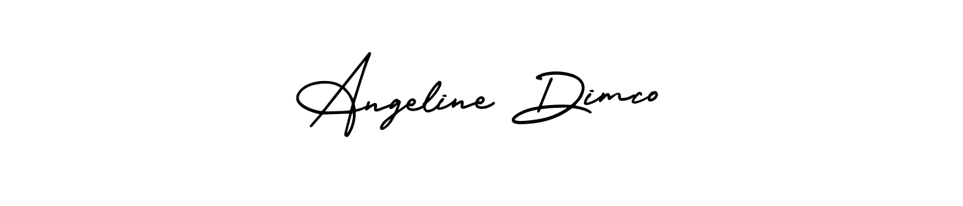 See photos of Angeline Dimco official signature by Spectra . Check more albums & portfolios. Read reviews & check more about AmerikaSignatureDemo-Regular font. Angeline Dimco signature style 3 images and pictures png