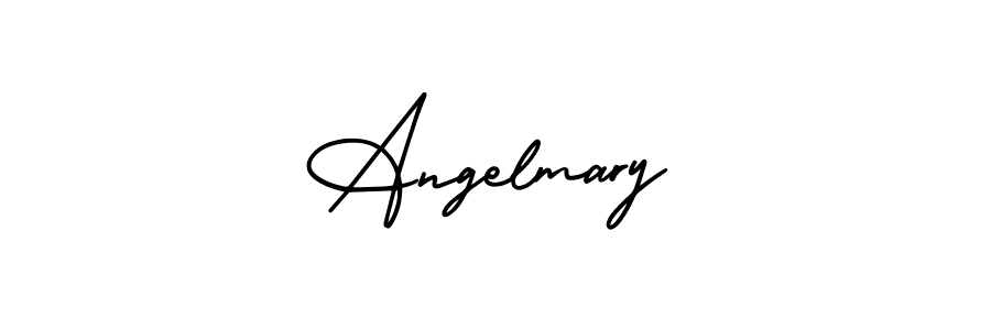 Also we have Angelmary name is the best signature style. Create professional handwritten signature collection using AmerikaSignatureDemo-Regular autograph style. Angelmary signature style 3 images and pictures png