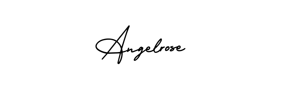 Make a beautiful signature design for name Angelrose. Use this online signature maker to create a handwritten signature for free. Angelrose signature style 3 images and pictures png
