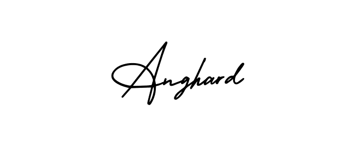 Best and Professional Signature Style for Anghard. AmerikaSignatureDemo-Regular Best Signature Style Collection. Anghard signature style 3 images and pictures png