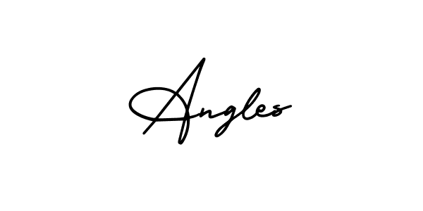 Also we have Angles name is the best signature style. Create professional handwritten signature collection using AmerikaSignatureDemo-Regular autograph style. Angles signature style 3 images and pictures png