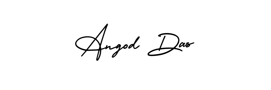It looks lik you need a new signature style for name Angod Das. Design unique handwritten (AmerikaSignatureDemo-Regular) signature with our free signature maker in just a few clicks. Angod Das signature style 3 images and pictures png