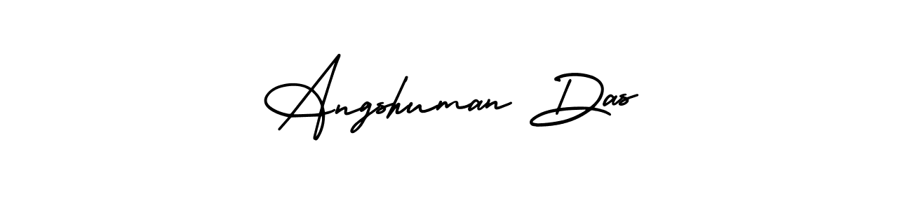 Use a signature maker to create a handwritten signature online. With this signature software, you can design (AmerikaSignatureDemo-Regular) your own signature for name Angshuman Das. Angshuman Das signature style 3 images and pictures png