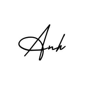 Design your own signature with our free online signature maker. With this signature software, you can create a handwritten (AmerikaSignatureDemo-Regular) signature for name Anh. Anh signature style 3 images and pictures png